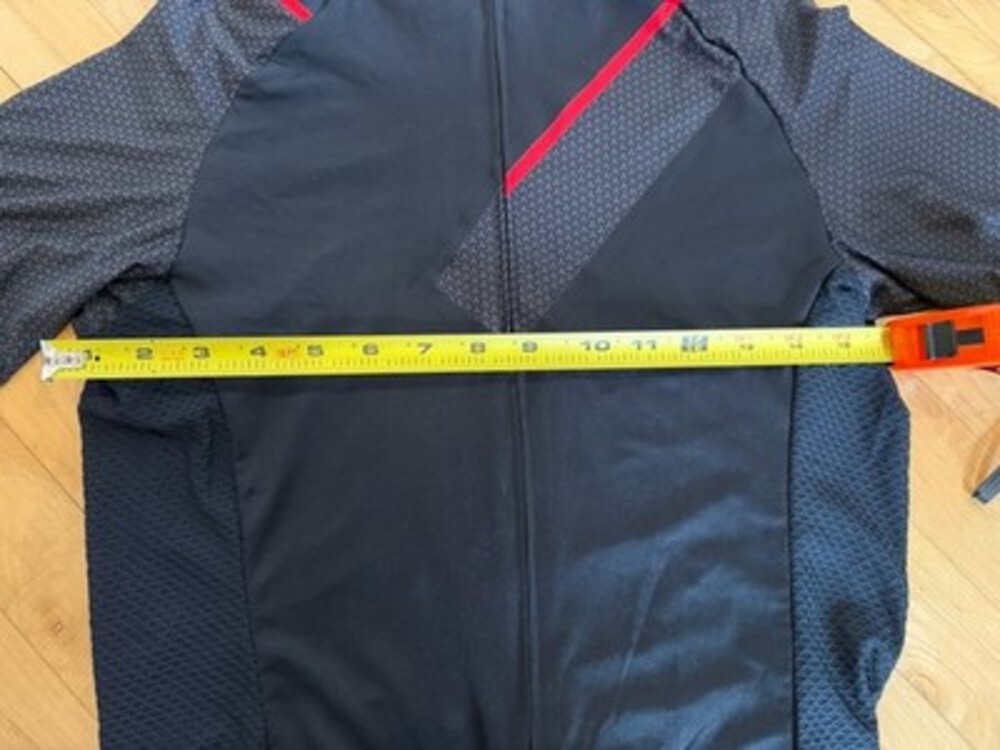 Rion Men's Cycling Jersey Size S/M Short Sleeve Full Zip with Back Pockets - Picture 2 of 7